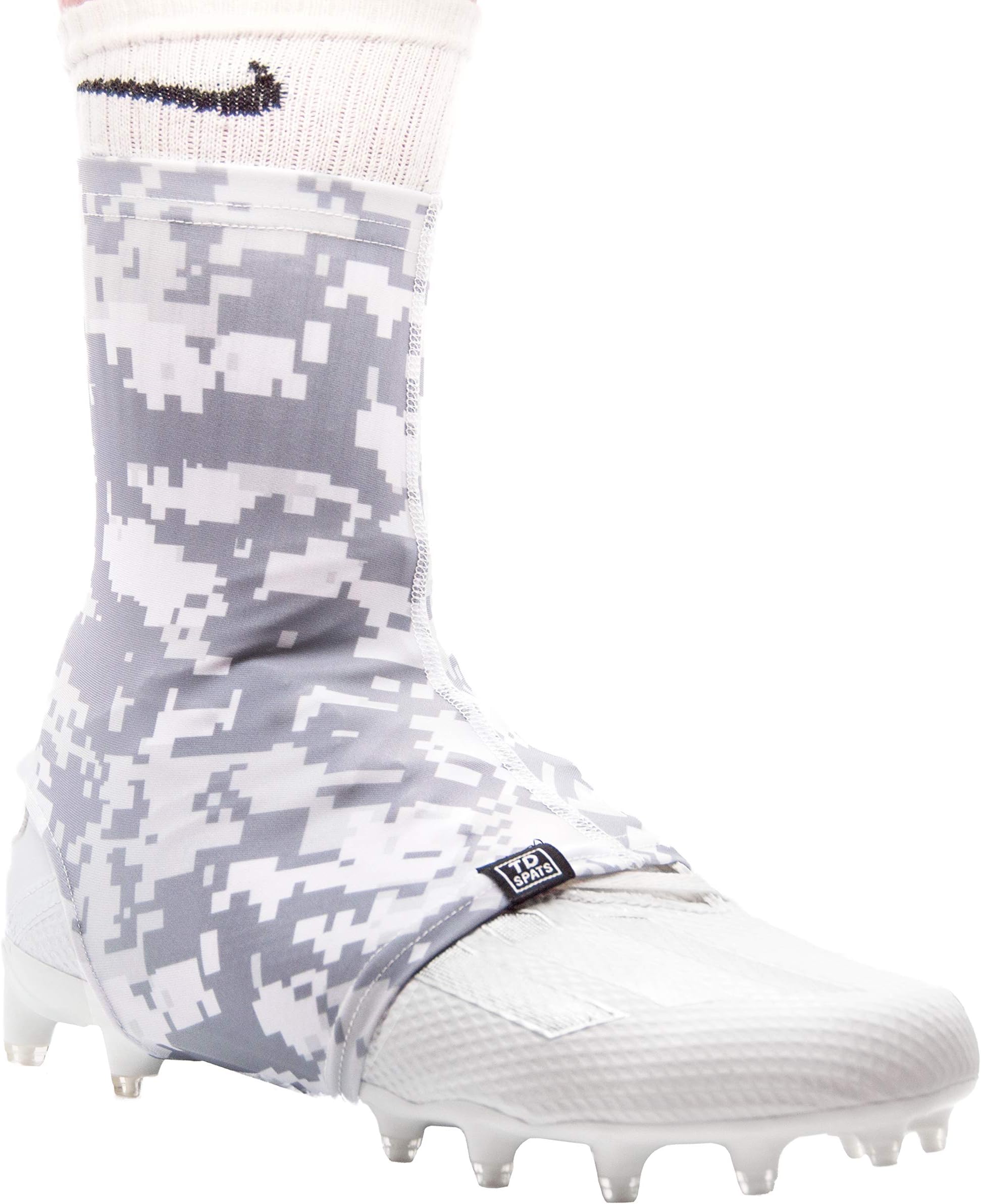 TD Spats Football Cleat Covers - Premium Wraps for Cleats | for Football, Soccer, Field Hockey, or Turf