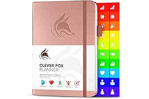 Clever Fox Planner (Rose Gold) - 2019 Undated Weekly & Monthly Planner...