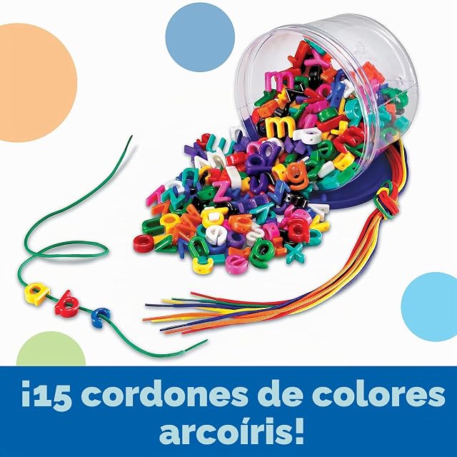 Foto 3 de 6 de Learning Resources Juego para ensartar Las Letras minúsculas del Alfabeto