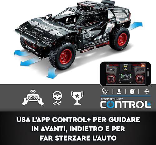 Miniatura 5 de LEGO Technic Audi RS Q e-tron 42160 Kit de construcción avanzado para niños de 10 años en adelante, este juguete de automóvil a control remoto