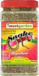 I Must Garden Snake Repellent: Powerful All-Natural Protection – 5 lb. Granular Shaker Jar