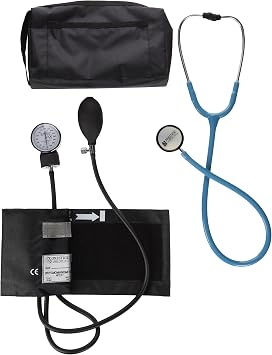 Prestige Medical Aneroid Sphygmomanometer/Clinical Lite Kit, Neon Blue