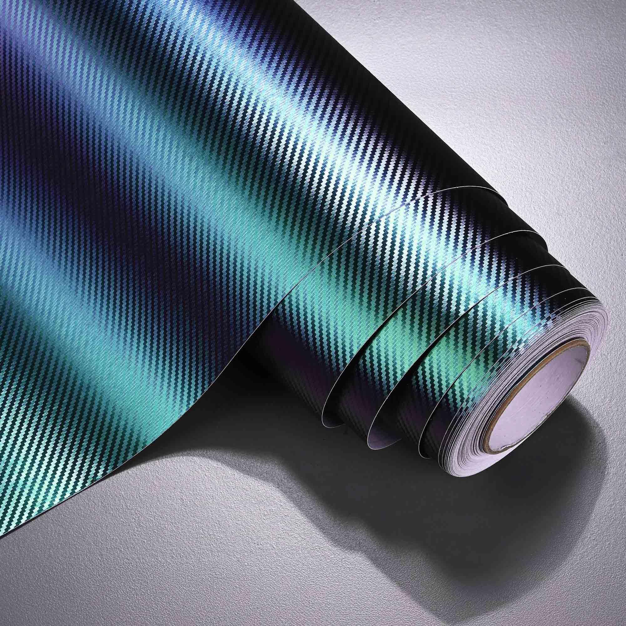 Amazon.com: Yescom 5x50 FT 3D Carbon Fiber Vinyl Wrap Roll for Car