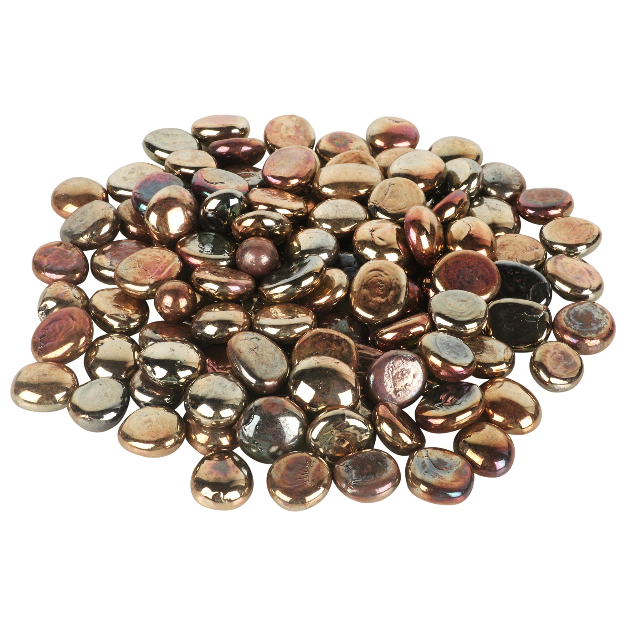 Color Stone Decorative Shiny Glossy Flower Glass Pebbles for Vase Fillers/Plant Pots/Home/Table/Garden & Outdoor Decoration (Golden Brown, 4 Kg) (B09H72J57P) Amazon Price History, Amazon Price Tracker