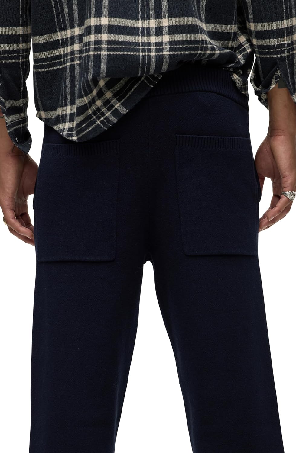 Hudson Mens Double Knit Kick Flare Bootcut Pant - Image 4