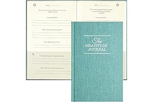 The 6-Minute Gratitude Journal: Daily Journal with Prompts for Affirmation, Happiness, Mindfulness, Positivity, Wellness