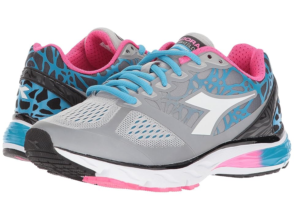 

Diadora Mythos Blushield Bright (Silver/White) Women's Shoes