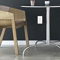 Vista 100 de ENERLITES Elite Series Duplex Receptacle with Screwless Wall Plate, Residential Grade Duplex Outlet, Tamper-Resistant, Grounding, 15A 125V, UL Silver