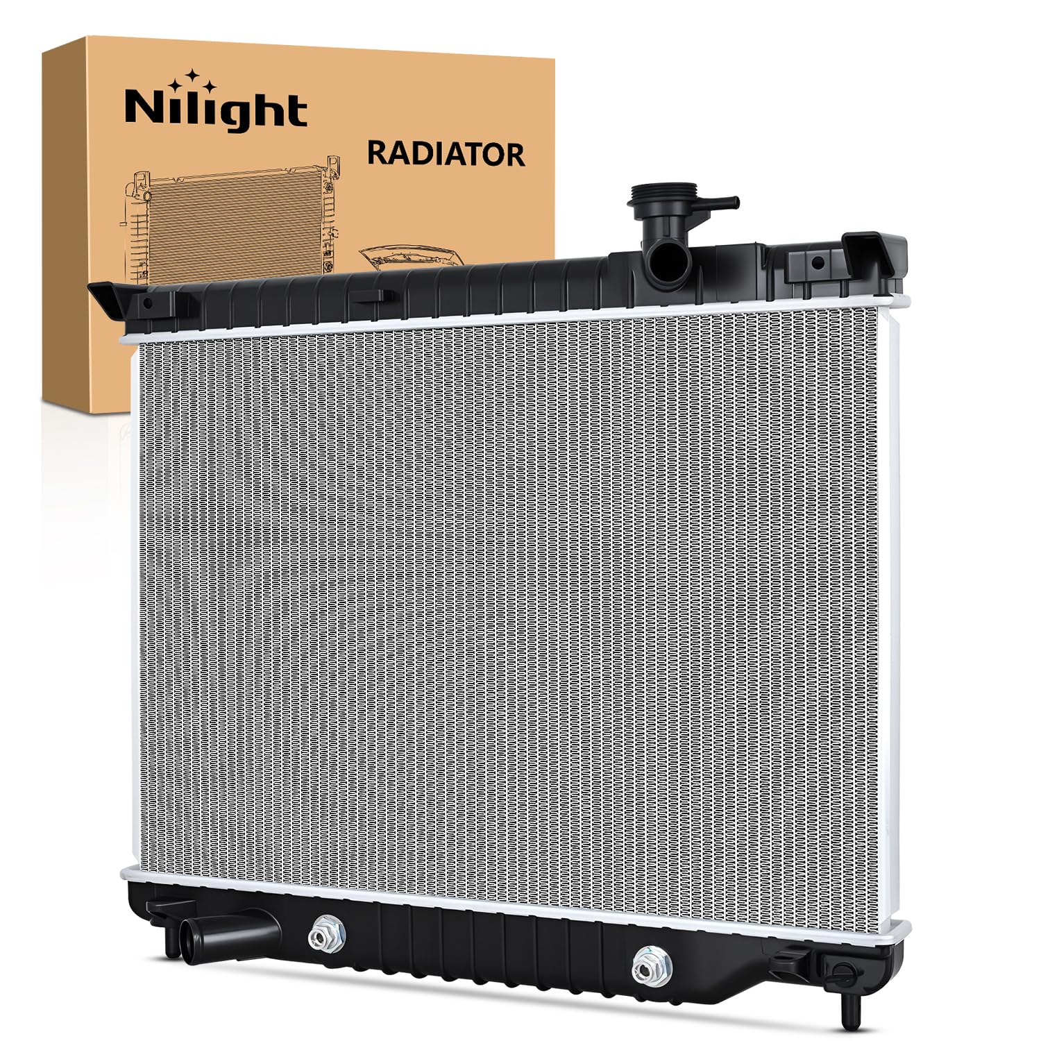 Nilight Radiator for Chevy Trailblazer 2002-2009 4.2L L6, GMC Envoy 02-09