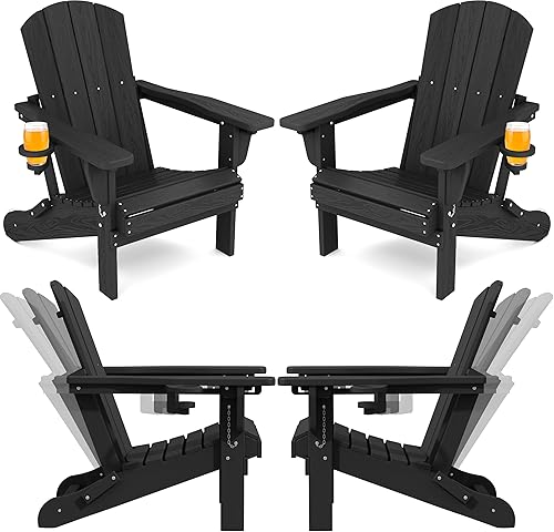 Vista 20 de SERWALL Silla Adirondack plegable ajustable verde