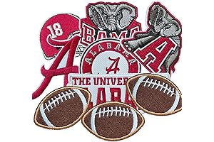 9PCS College Logo Patch Iron On for Jersey, Jacket, Backpack or Hat