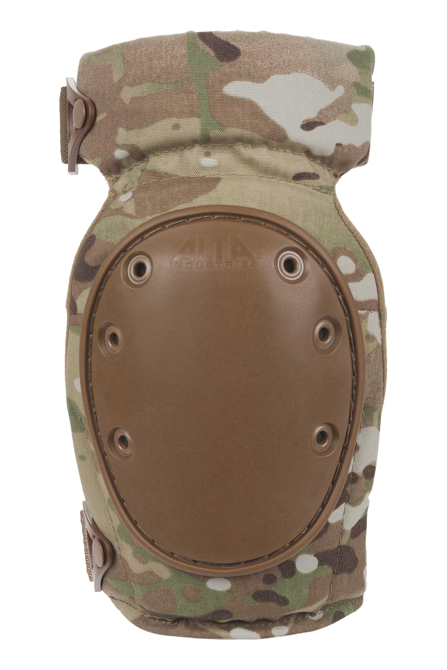 52943.16 AltaCONTOUR LC Gel Insert Knee Protector Pad, MultiCAM Cordura Nylon Fabric, AltaLOK Fastening, Flexible Cap, Long, Coyote