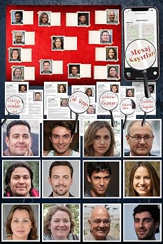 Unsolved Cases Detective Crime Solving Game Elif Akman File - Mystery Puzzle Murder Solving Box Games - Finding a Murderer Detective Game - Who is the Guilty, Can You Solve the Murder? (Case-1)