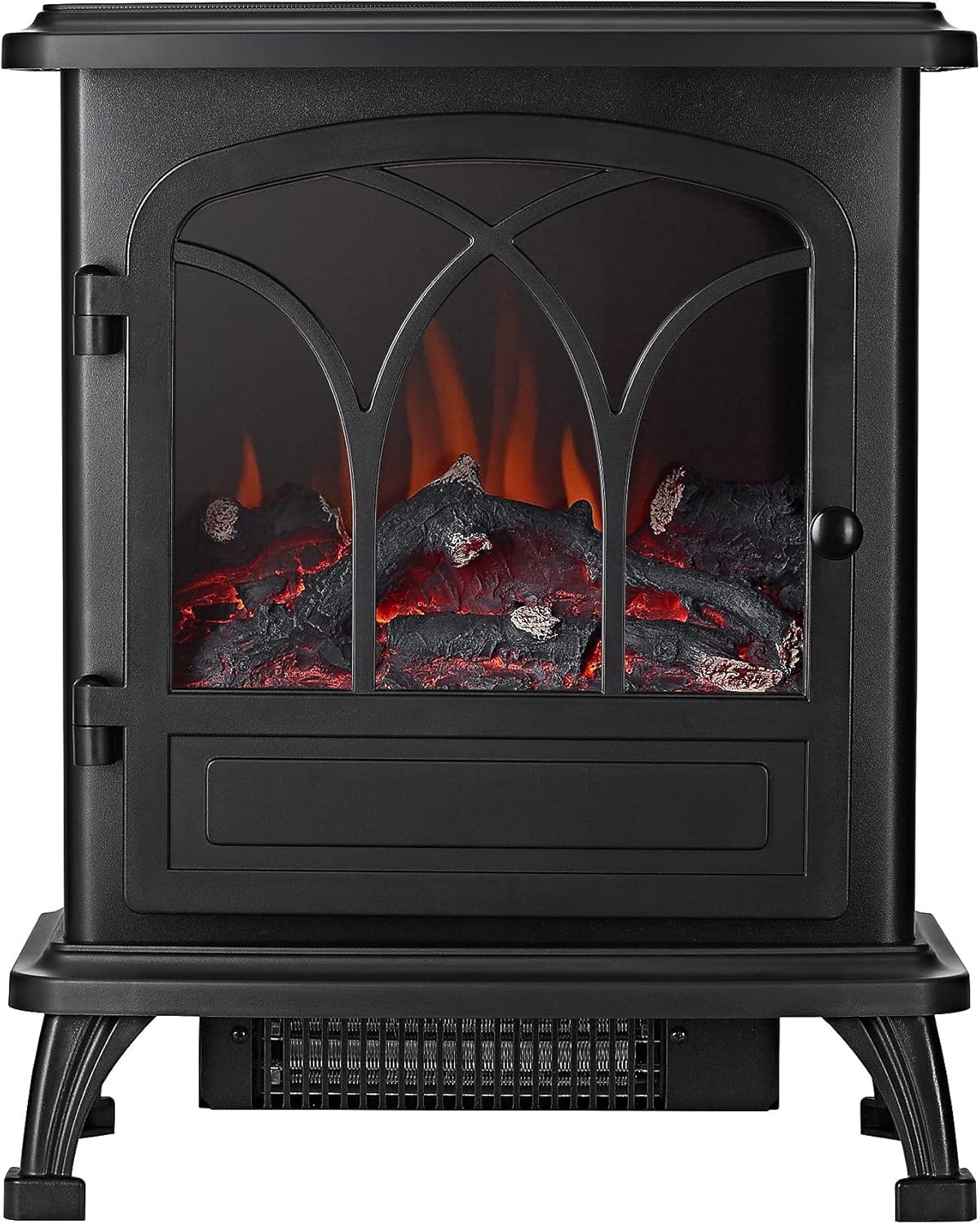 Focal Point Cardivik Black Electric Stove (W 448mm H 558mm Dep 240mm
