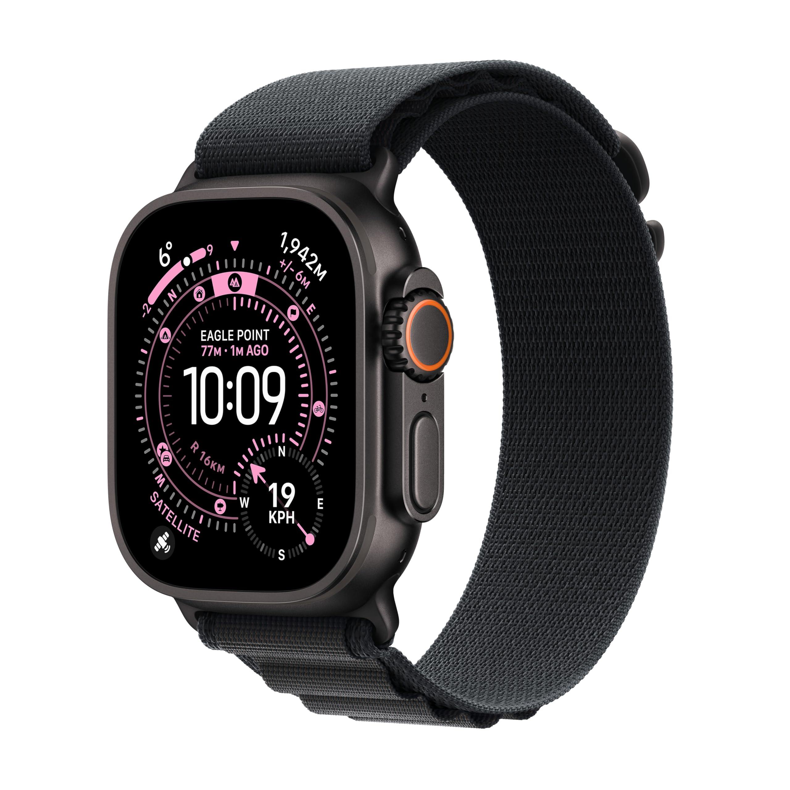 Apple Watch Ultra 3 GPS + Cellular 49mm Black Titanium Case with
