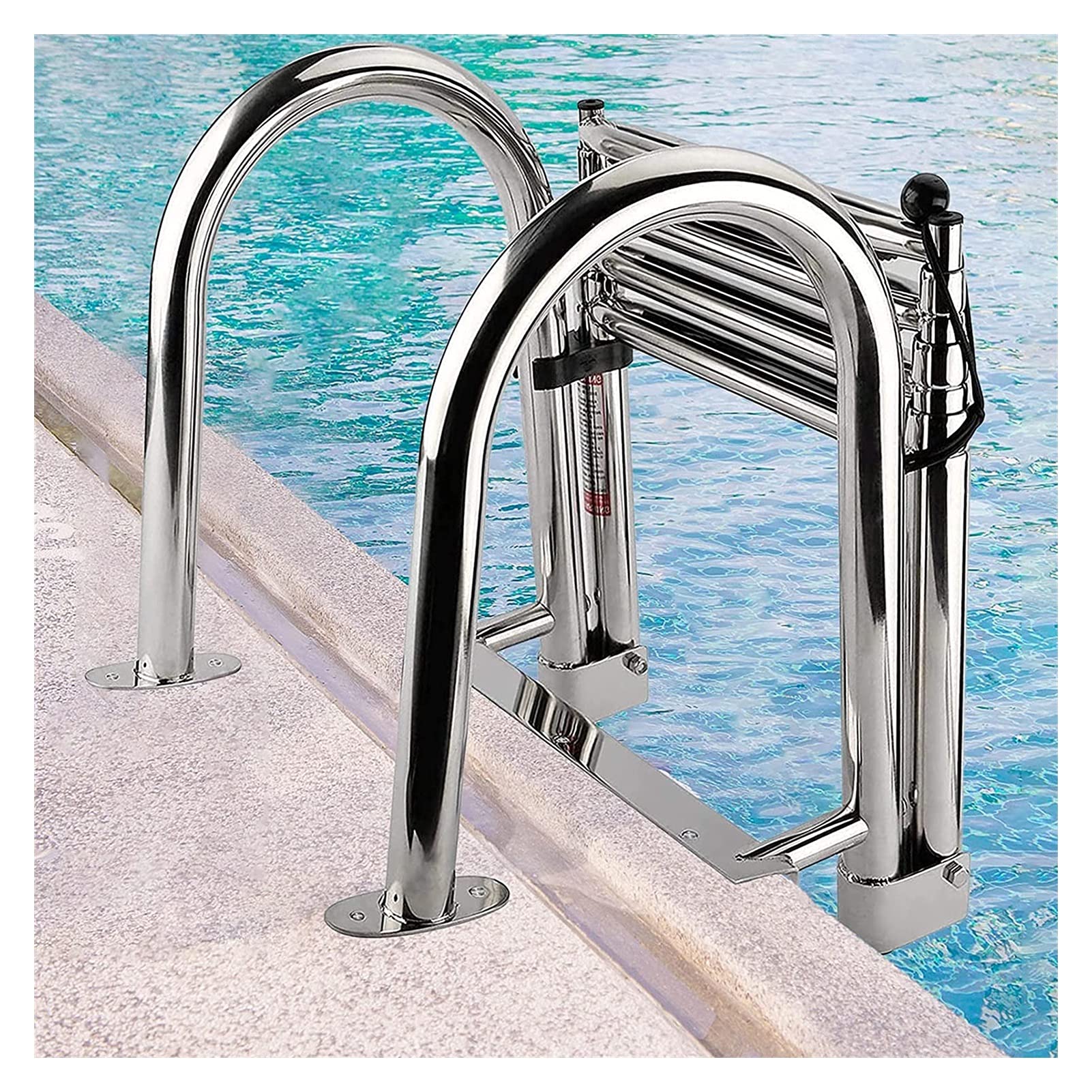 Échelle de piscine en acier inoxydable haut de gamme pour bateau