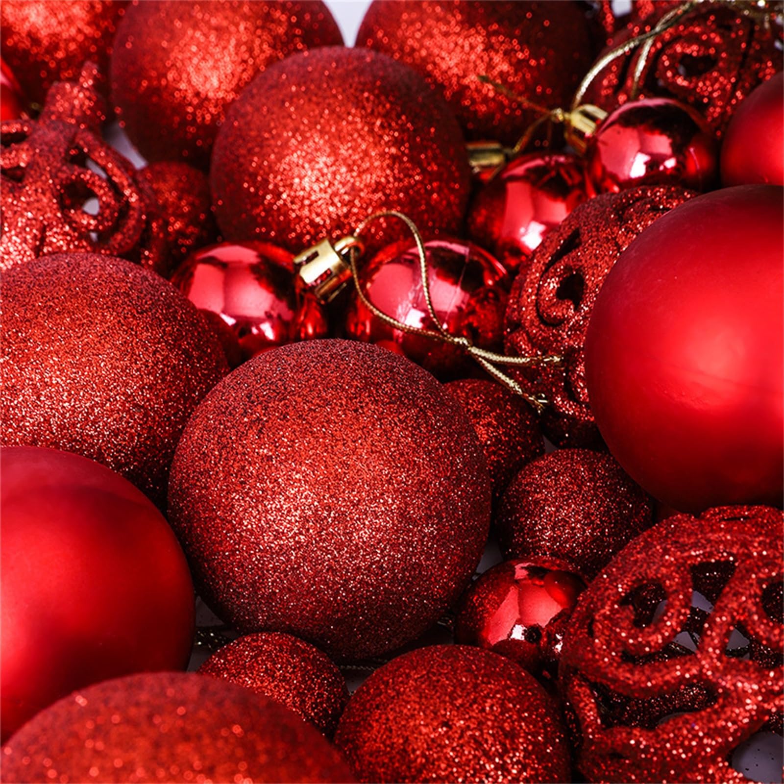 weihnachtsdeko Kugeln,6 cm 100 Stück Hohle Box Set Hängeanhänger Blumentopf Metall Wand Mit Lampe Fernbedienung Halterung Wand