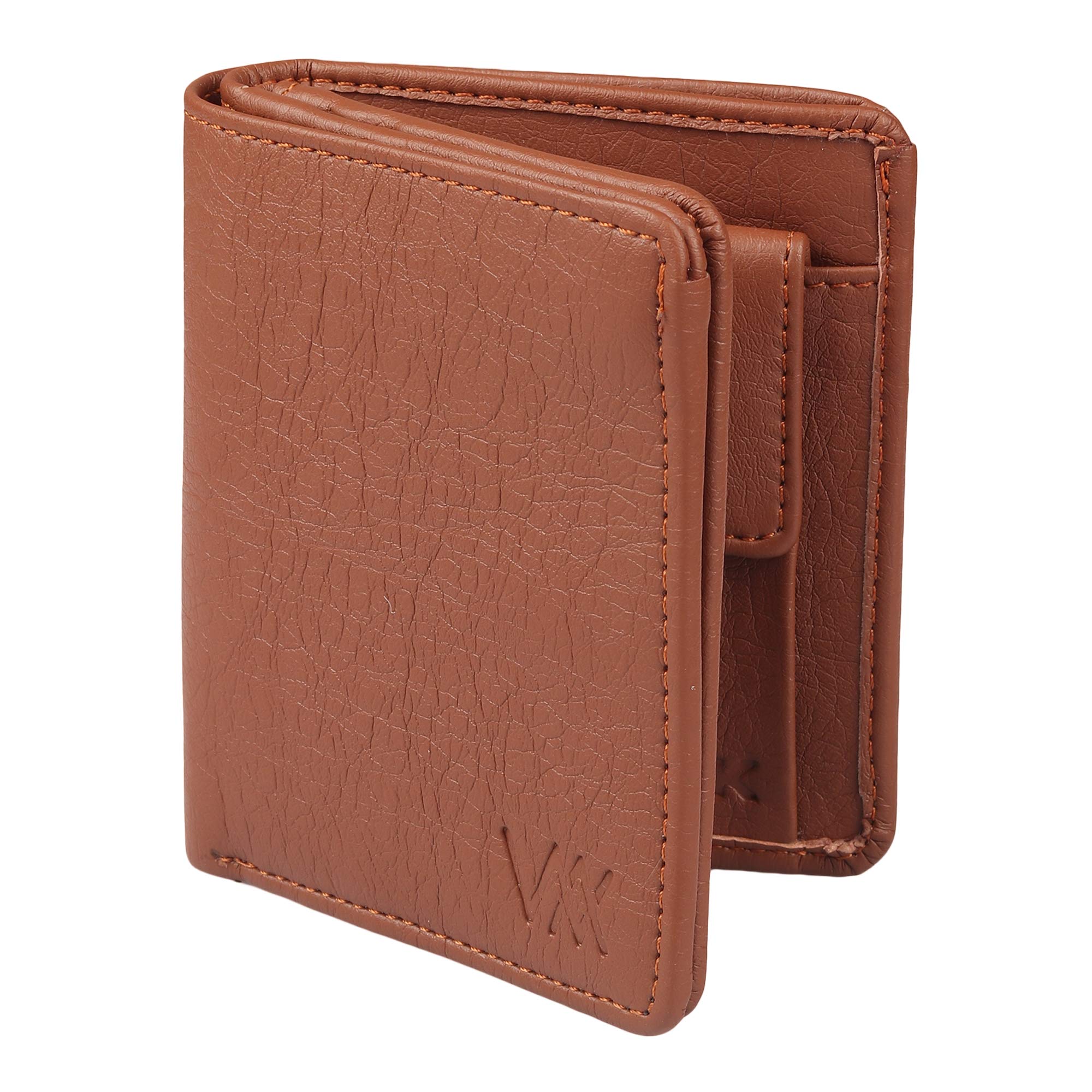 Artifical Leather Men's Wallet Tan-image-47
