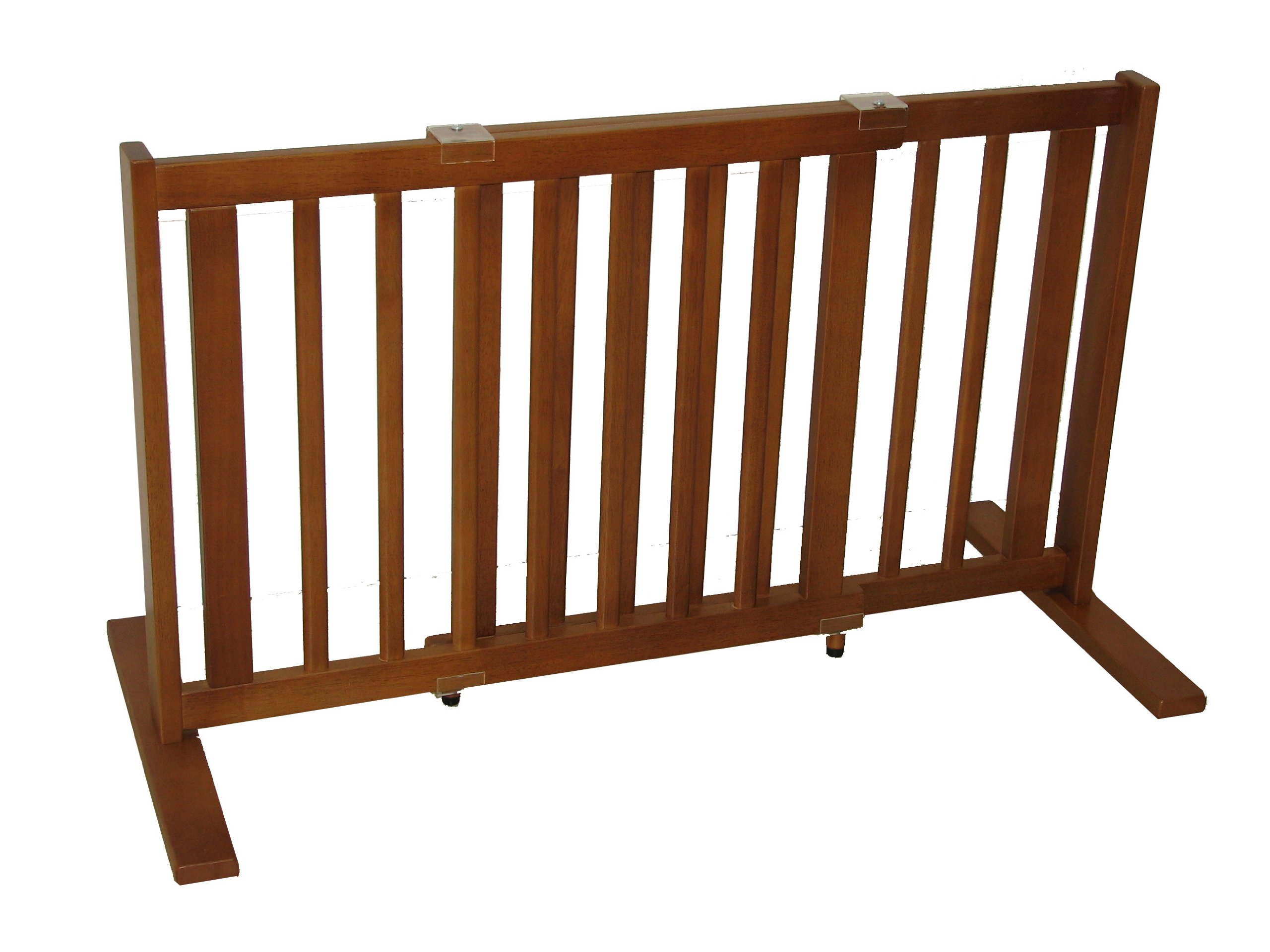 Barrière autoportante pour animal domestique Crown en bois de châtaignier h20cm