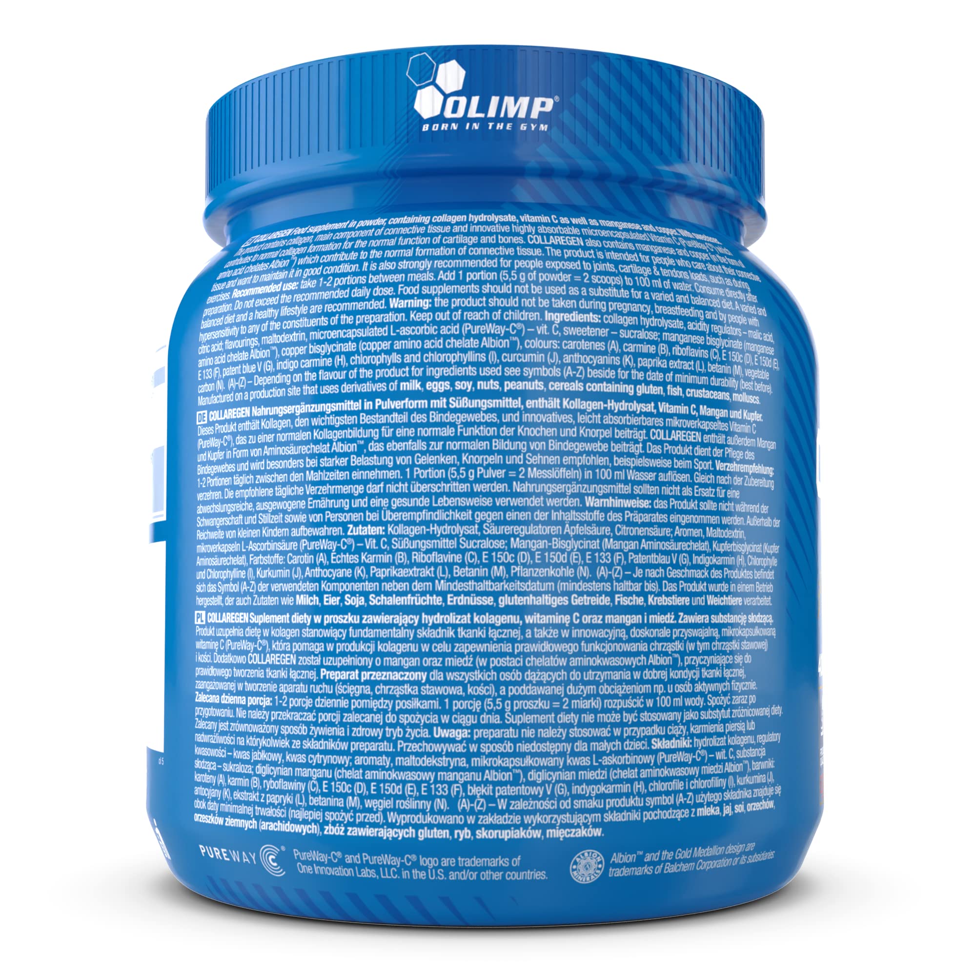 OLIMP SPORT NUTRITION Collaregen Support Musculaire pour Sportif Orange 400 g