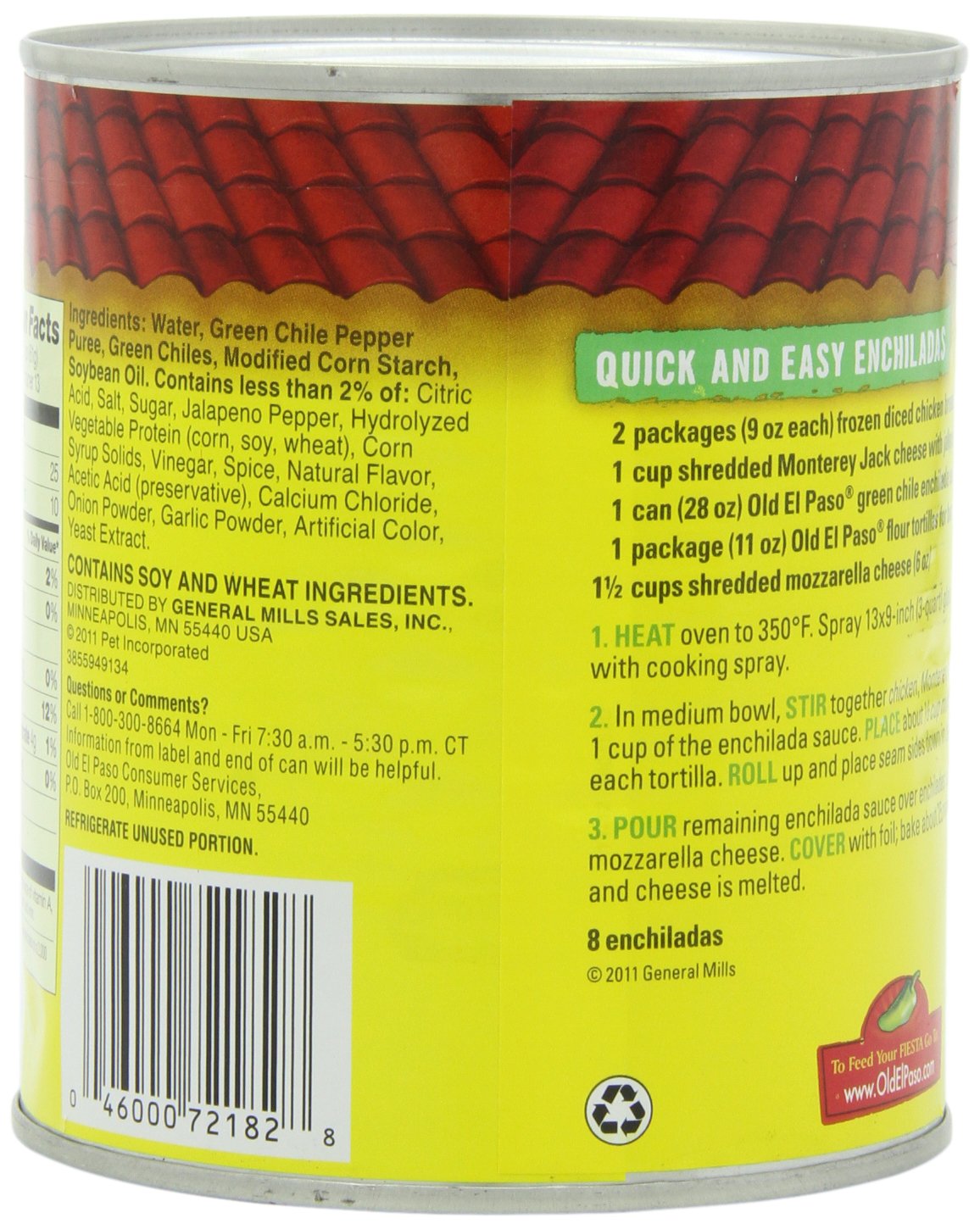 Old El Paso Mild Green Chile Enchilada Sauce, 28 oz (Pack of 6) Buy