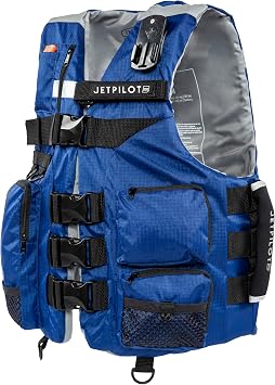 Jet Pilot - L.R.E. Navigator Nylon CGA Utility Vest - Coast Guard Approved Personal Flotation Device - Water Sports Life Vest