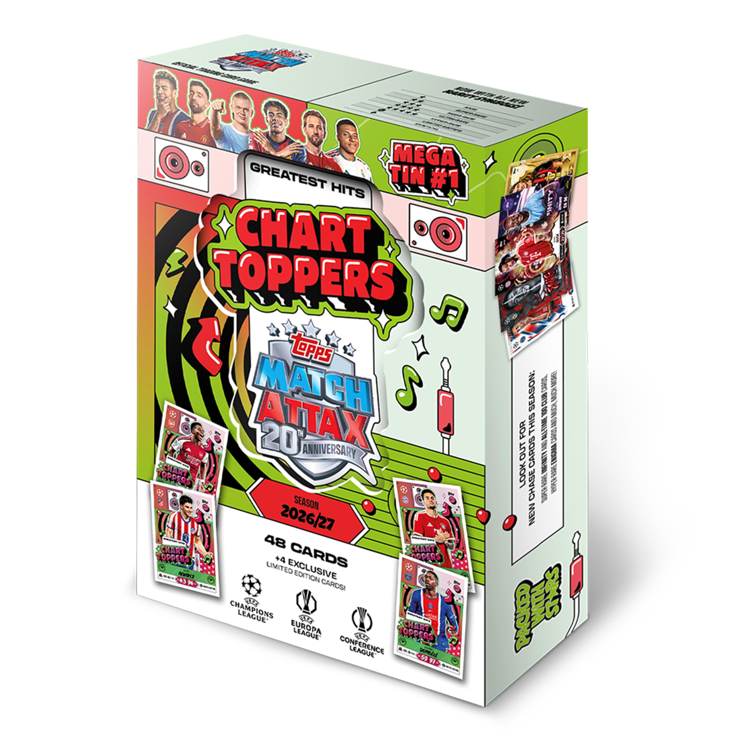 Topps Match Attax UCC 2026/27 - Mega Tin 1 (Chart Toppers)