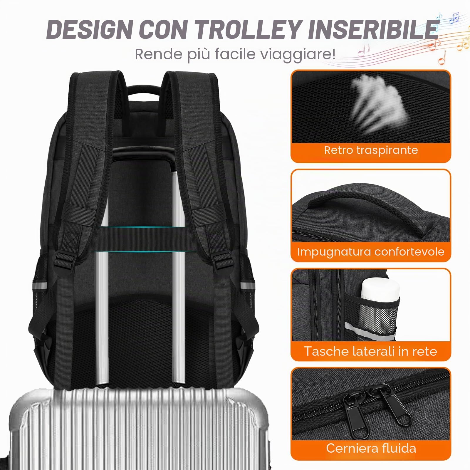RUCYEN Custodia da viaggio per mixer audio, zaino per mixer DJ compatibile con RODECaster Pro, RODECaster Pro II, RC Duo, custodia per podcast per microfoni e altre attrezzature per podcast