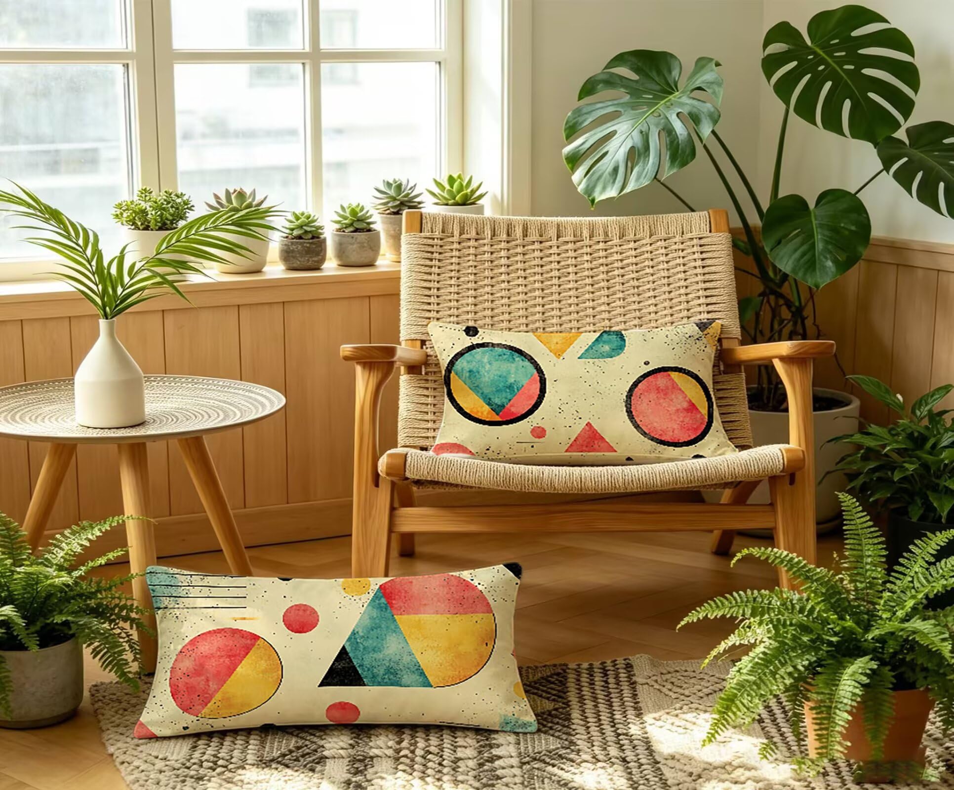Farbe Kissenbezug 60x80 Anlage Kopfkissenbezug 2er Set,Wohnaccessoires & Deko,Weich und Atmungsaktiv Samt Stoff mit Verstecktem Reißverschluss für Bett Sofa Kissen Dekokissen-85707