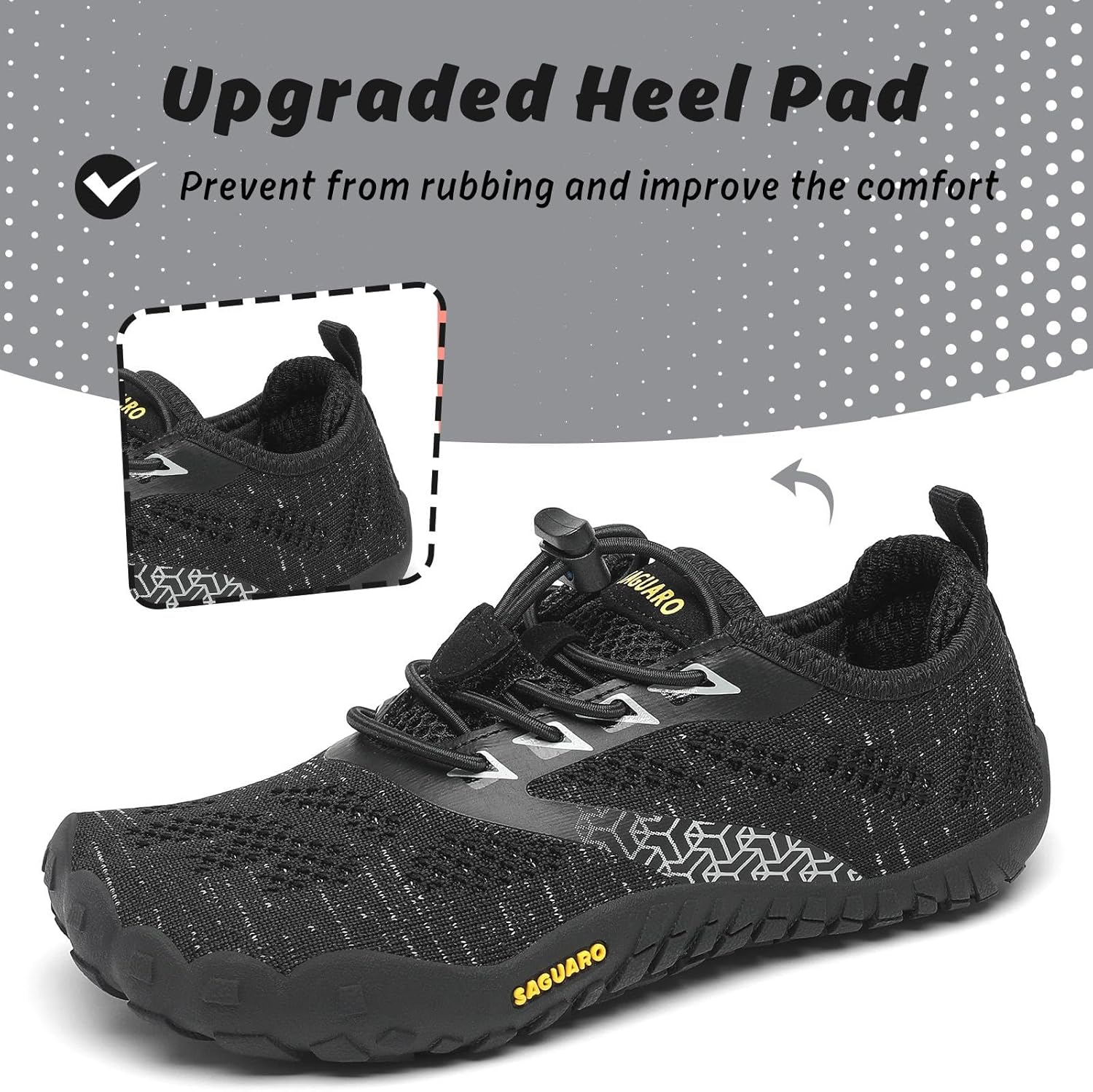 SAGUARO Kids' Barefoot Shoes Boys Girls Quick Dry Aqua Athletic Sneakers Lightweight Sport Footwear Toddler Water Shoes - Image 6