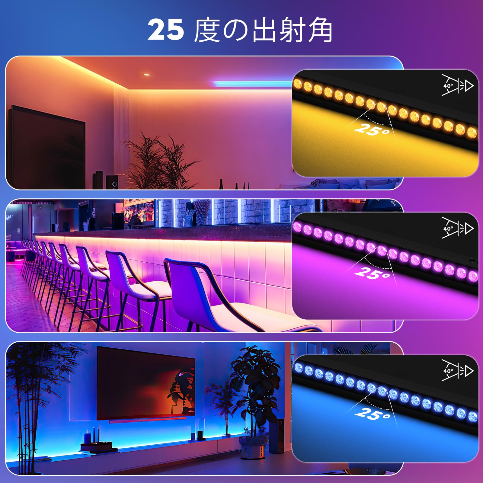 Amazon.co.jp: 36LED RGB 舞台照明 ステージライト ビームスポット