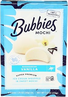 BUBBIES MOCHI Vanilla Mochi Ice Cream, 7.5 OZ