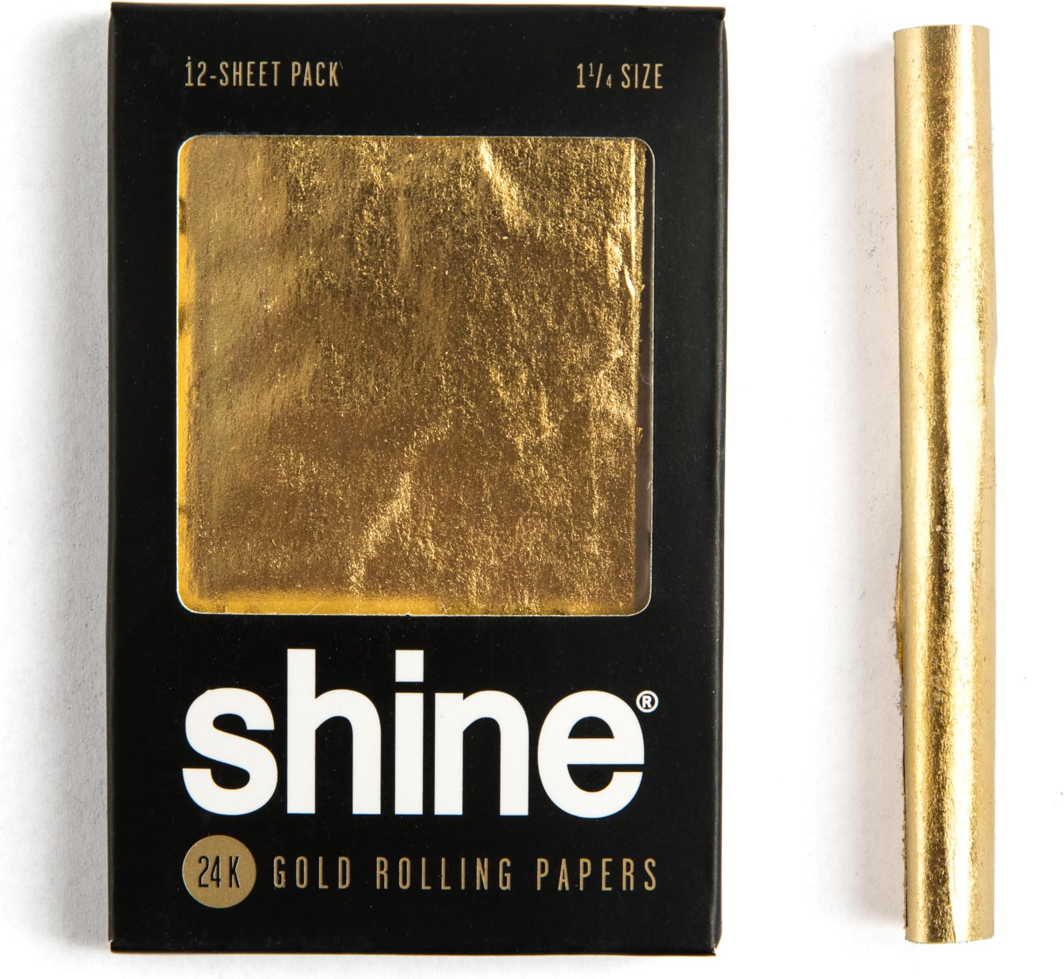 Shine 12 Sheet Gold, 1 1/4", Gold