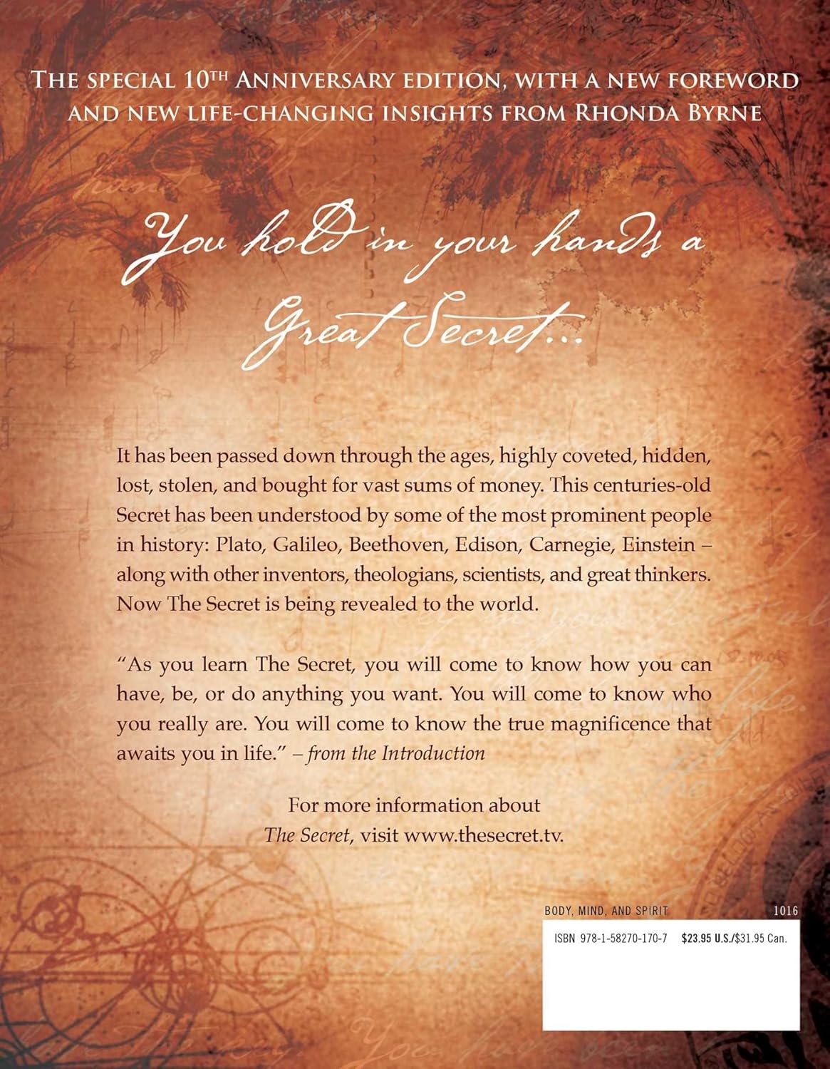 Rhonda Byrne - The Secret The secret book- Law of attraction