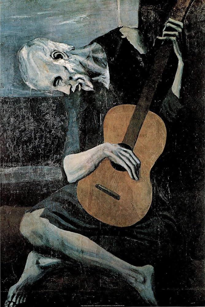 Amazon.com: Picture Peddler Pablo Picasso (Old Guitarist