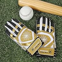Vista 6 de J&S Sporting Spider Grip - Guantes de bateo de béisbol antideslizantes - Agarre antideslizante duradero para hombres y jóvenes jugadores