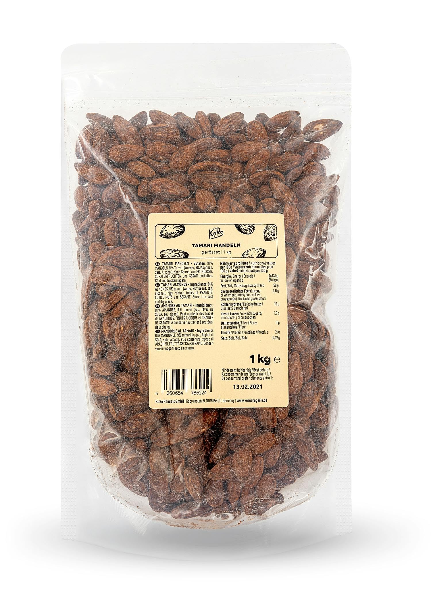 KoRo - Amandes au Tamari -1 kg
