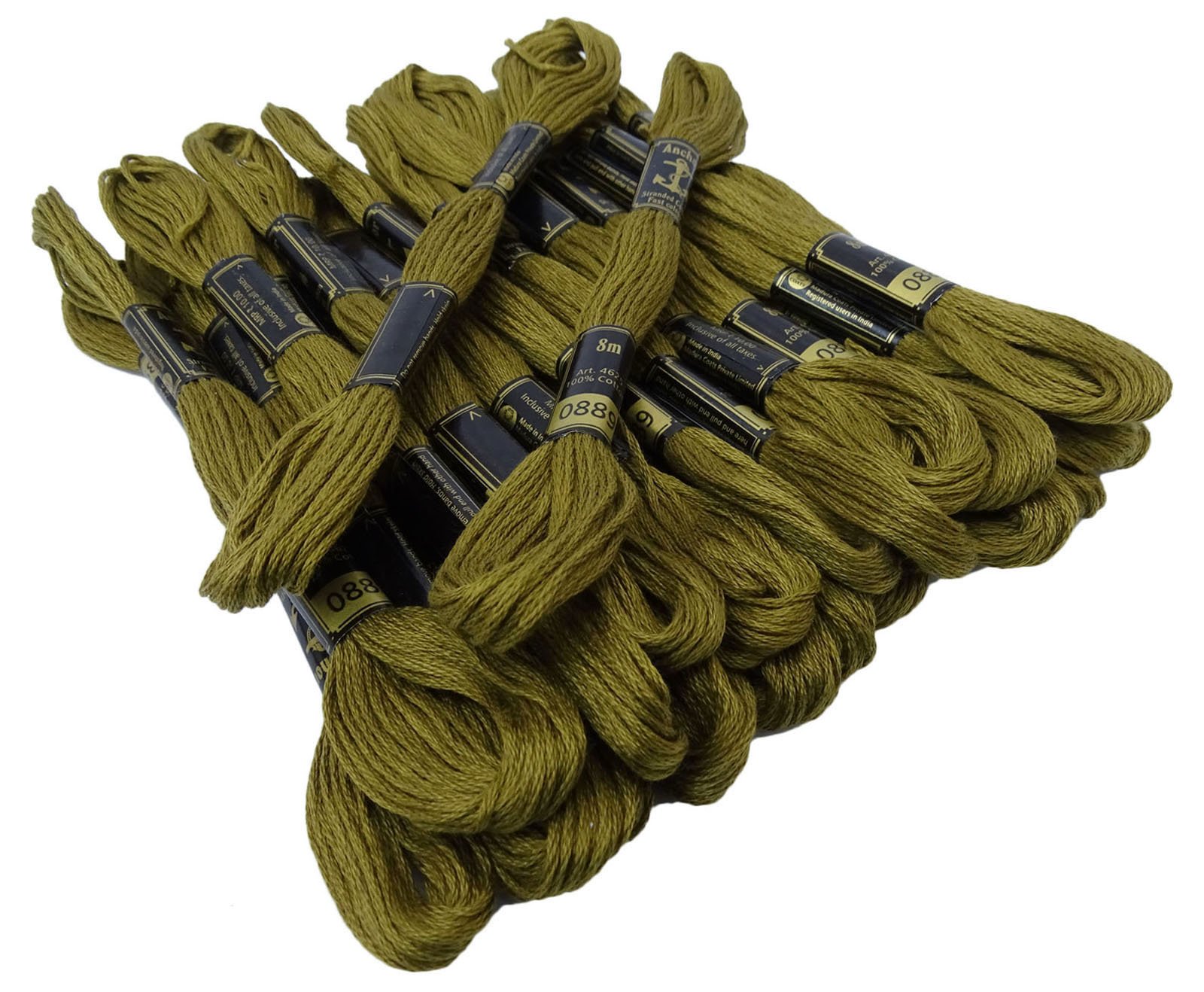 Écheveaux De Fil De Broderie En Coton, 8 Points De Croix De Style