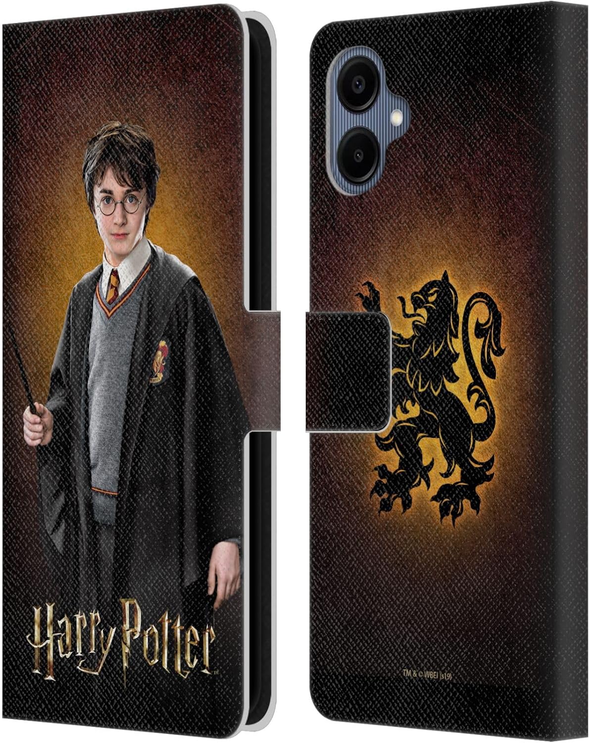 Head Case Designs Officially Licensed Harry Potter Portrait Chamber of Secrets IV Leather Wallet Case Compatible with Samsung Galaxy A06 4G / 5G