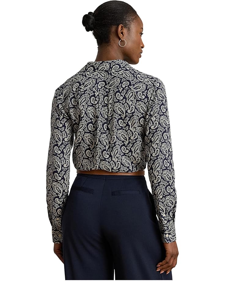 Lauren Ralph Lauren Classic Fit Paisley Cotton Voile Shirt - #2 of 4