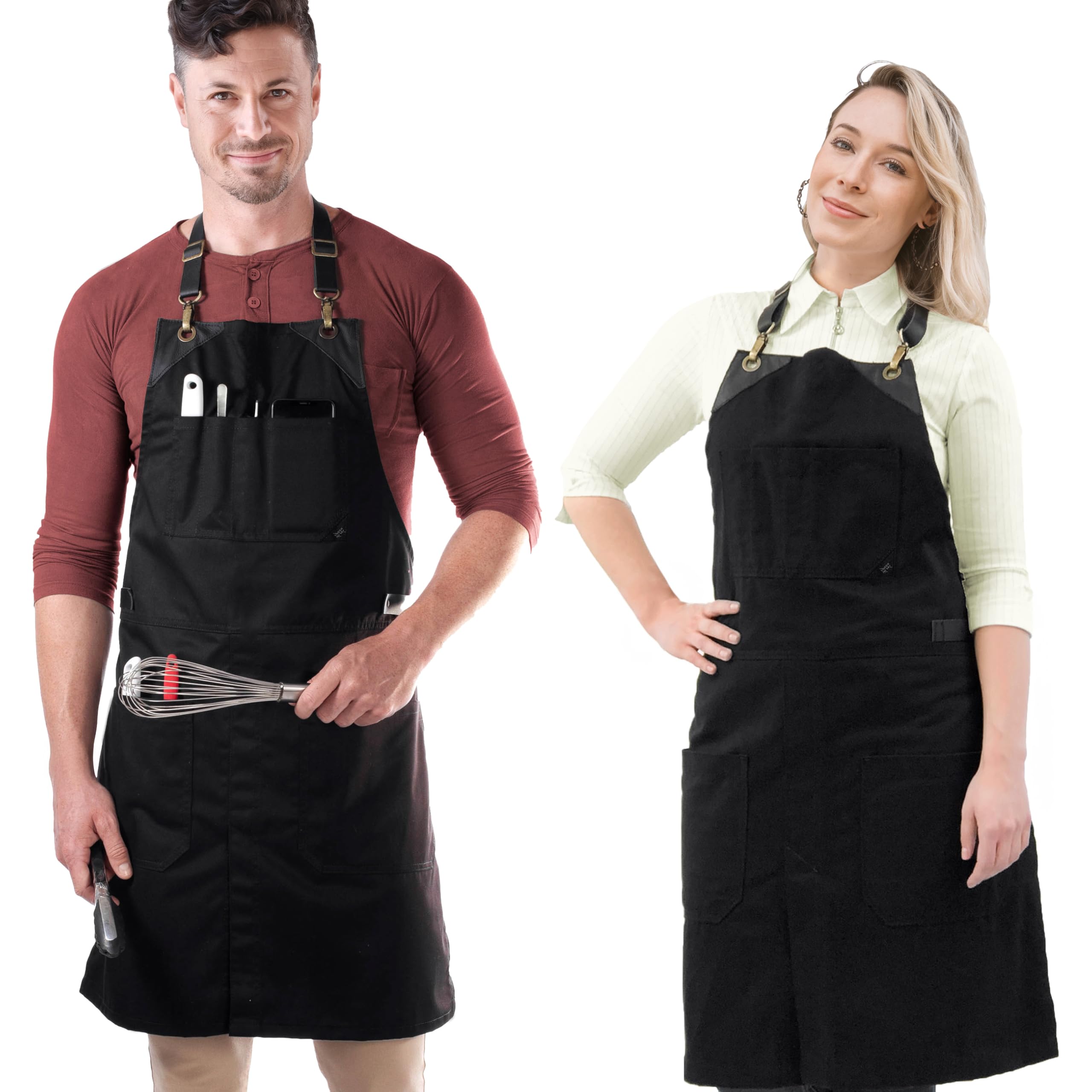 A&S () Apron 2 黒 Amazon.com: Under NY Sky No-Tie Black Apron with