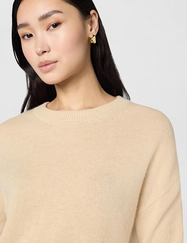 Velvet by Graham & Spencer Women's Brynne Cashmere Classics Pullover Sweater, Almond, X-Large by Velvet by Graham & Spencer - Image 4