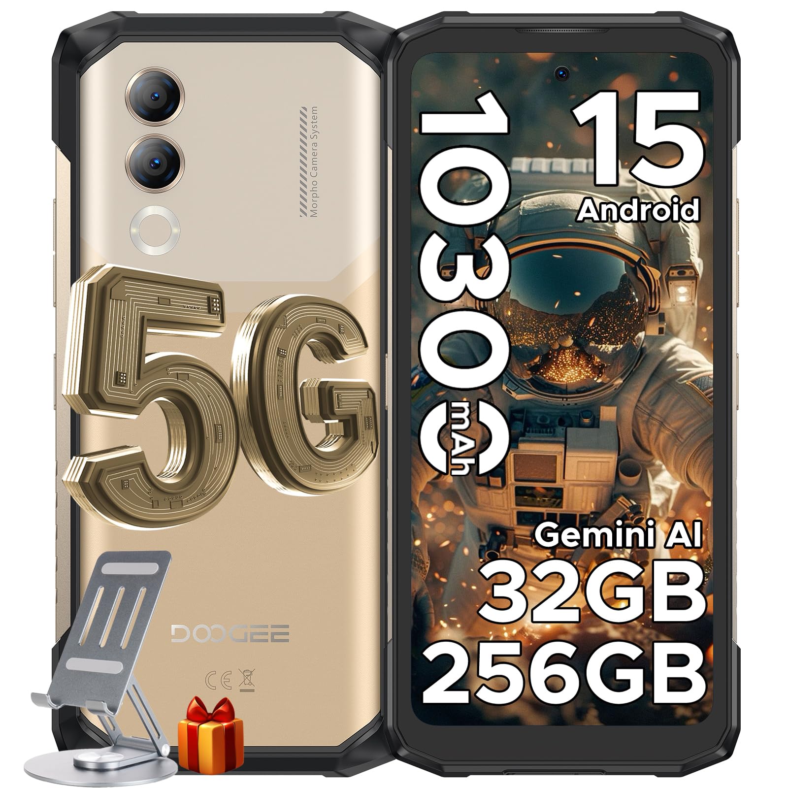 Amazon.com: DOOGEE Blade 20 Turbo AI 5G Rugged Phone Unlocked