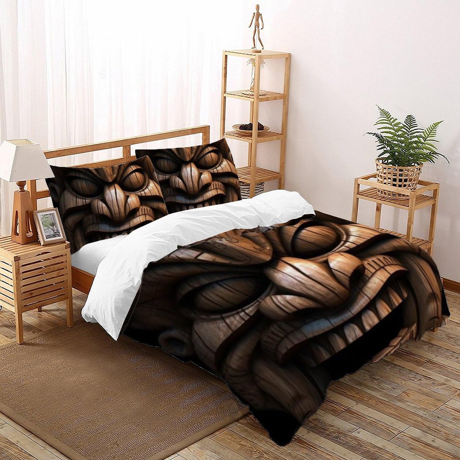 Housse de couette double 200x200 microfibre anti-pli pour filles