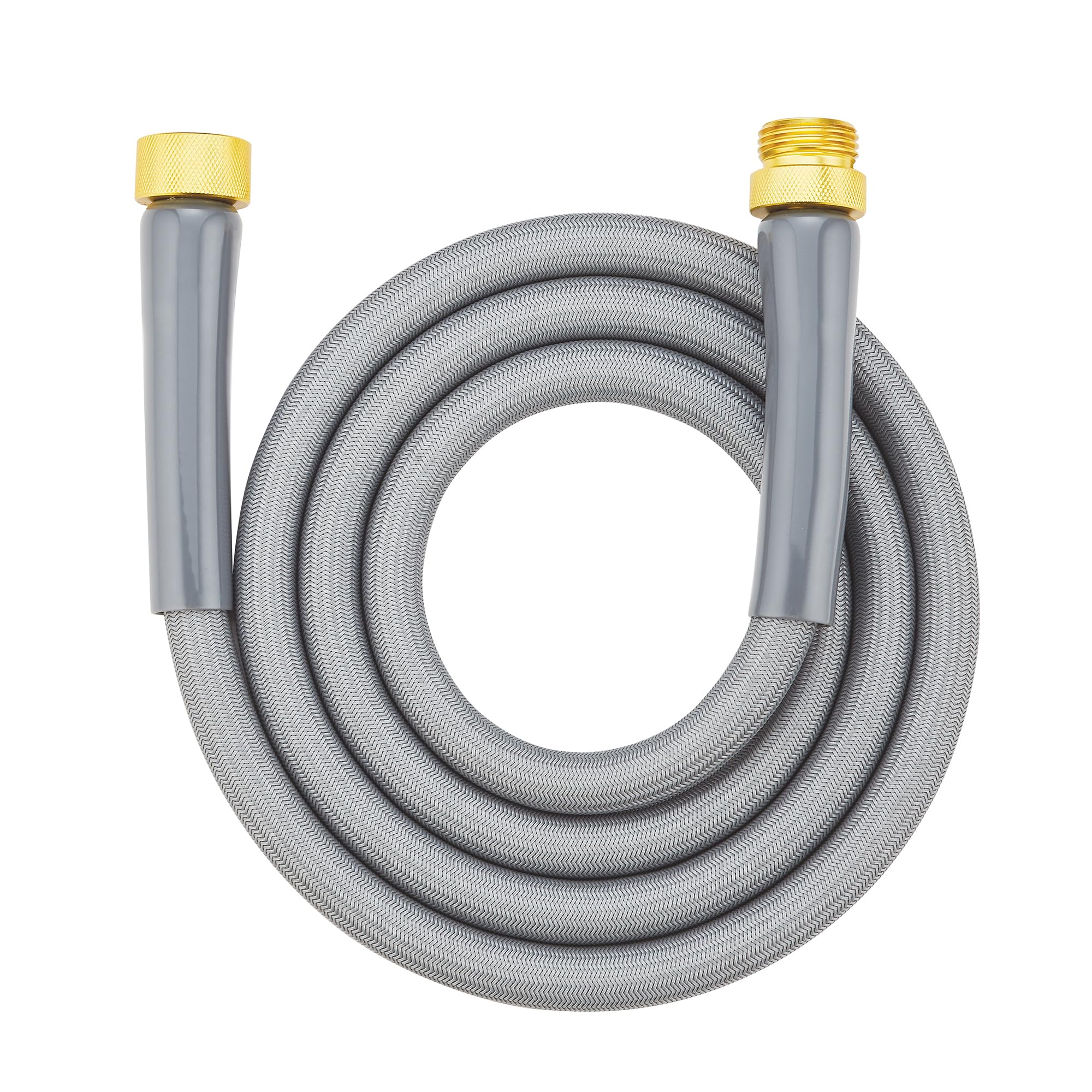 SKYWARD Short garden hose with Female to Male Metal Connector, nylon braided, inner tube PVC material, flexible and lightweight, Kink Free Water Hose, easy to use & Store (6ft)