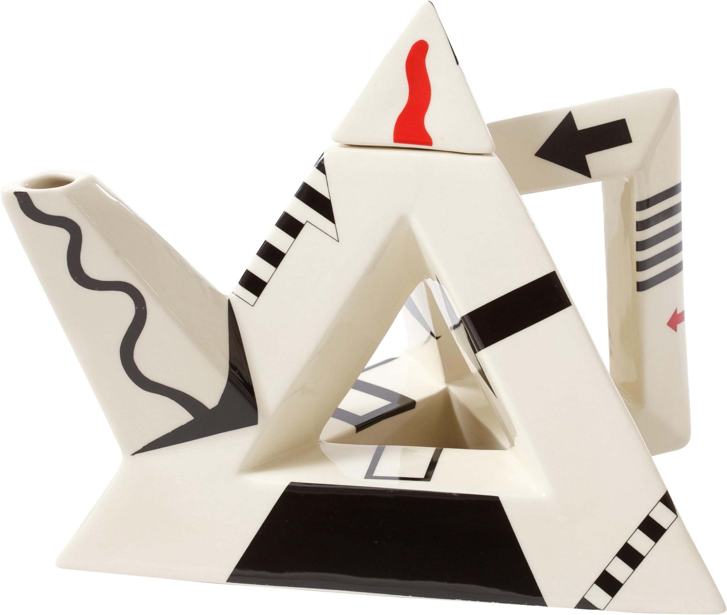 Mondriaan Empty Teapot