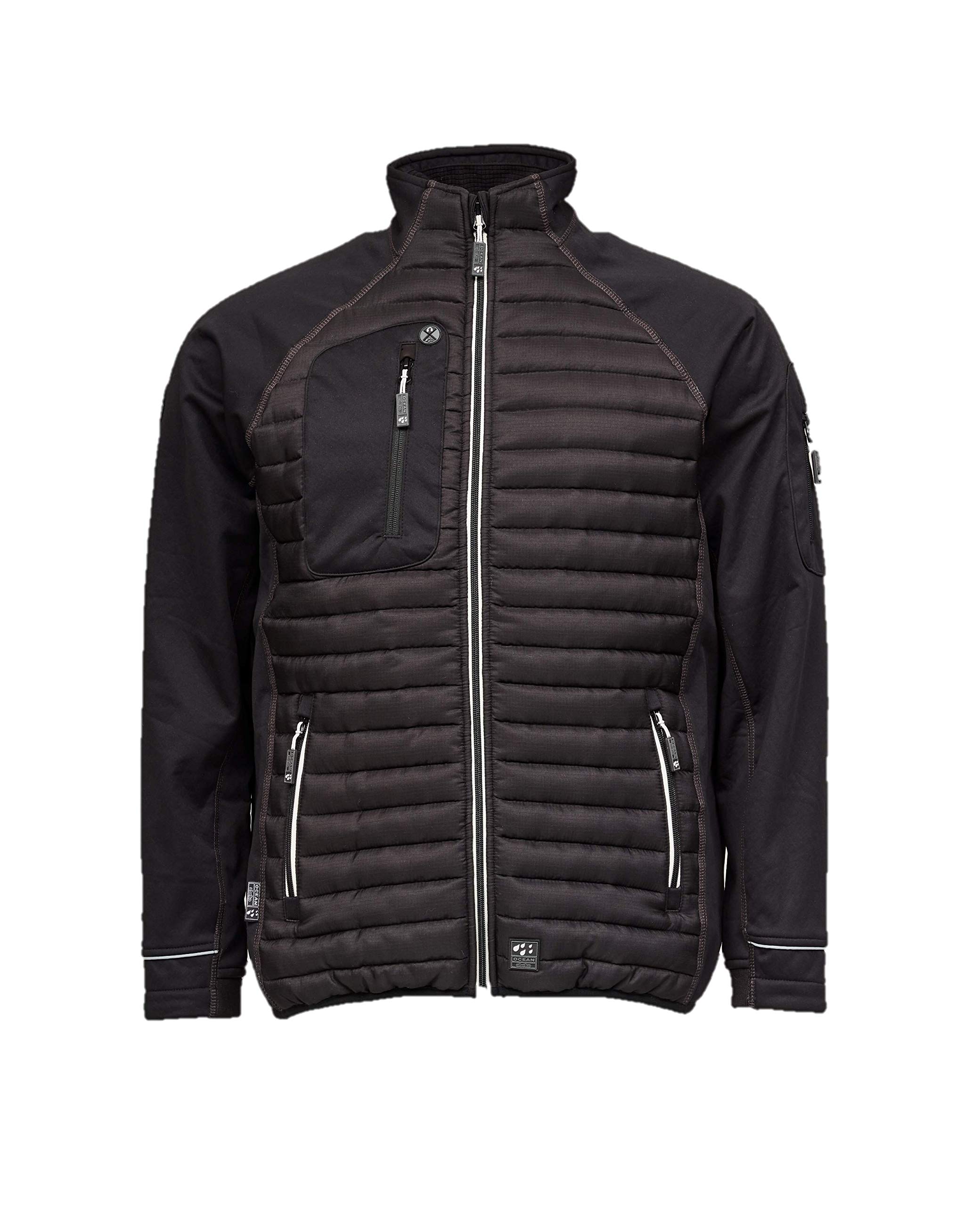 Ocean abeko Terni Jacket, unisex adult, Jacket, 80-23#08-XS, Black, XS