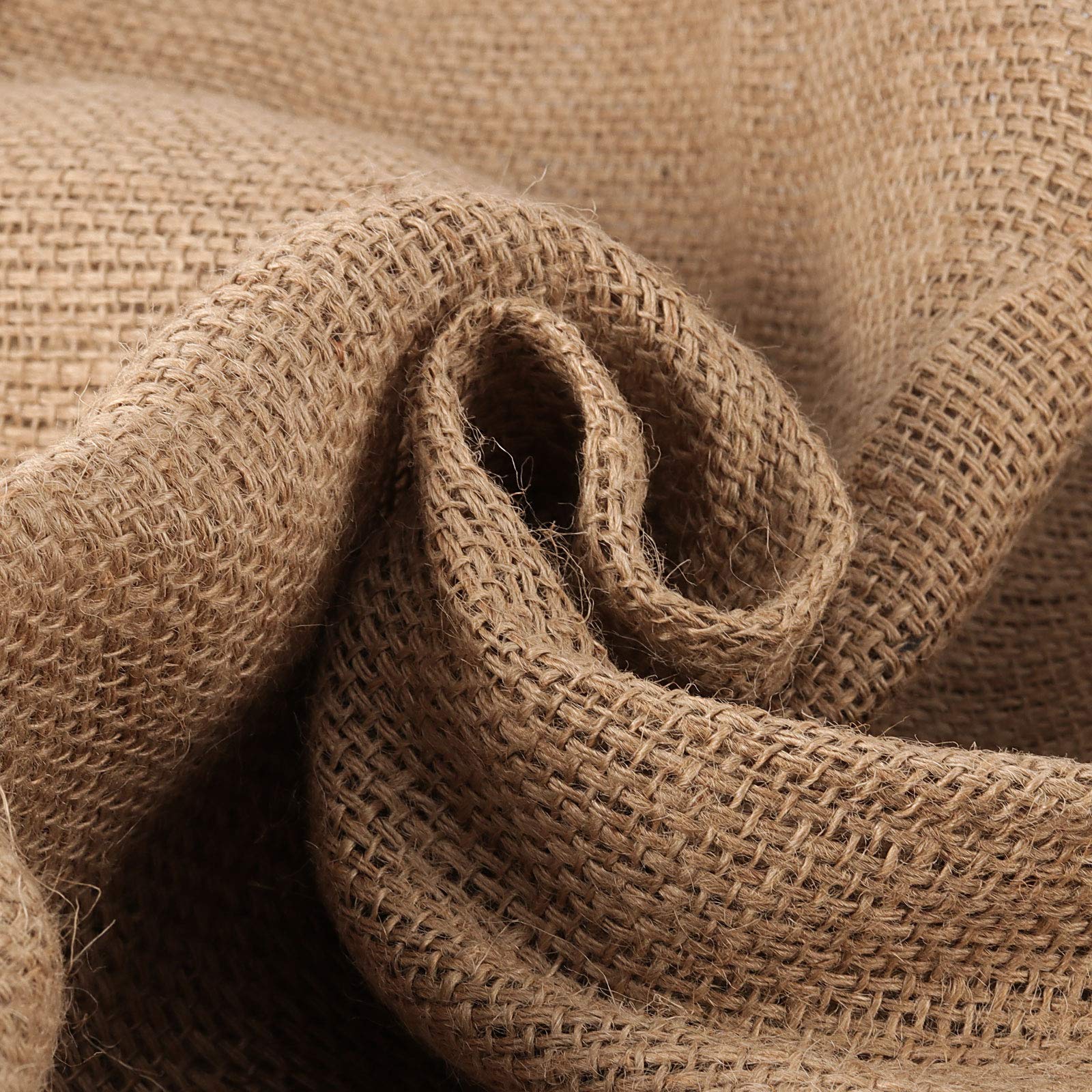 Lot de 6 sacs de rangement en toile de jute de 101,6 x 61 cm pour le jardinage, les pommes de terre - Sacs de course pour adultes et enfants - Robuste et réutilisable - En toile de jute