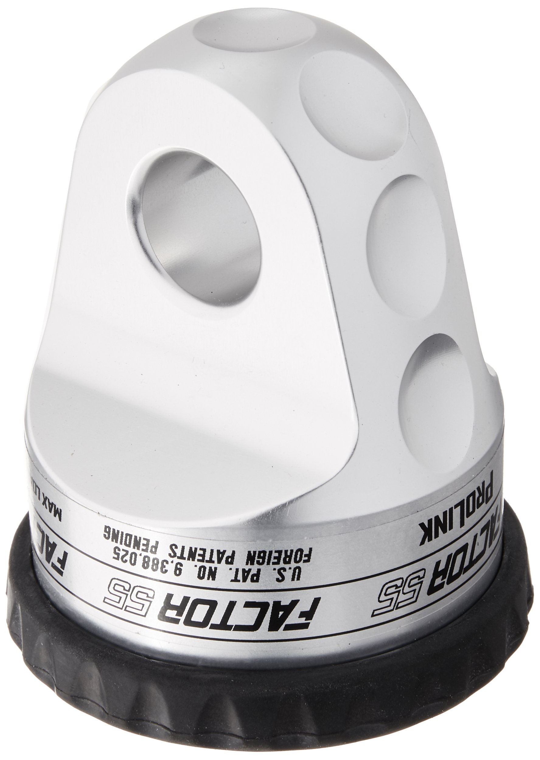 Factor 5500015-05 Prolink Original Shackle Mount Replaces Winch Hook with a Stronger Shackle D Ring Mount Max Load Rating 16,000 lb. Ideal for 4x4 Off Road Adventures - Silver