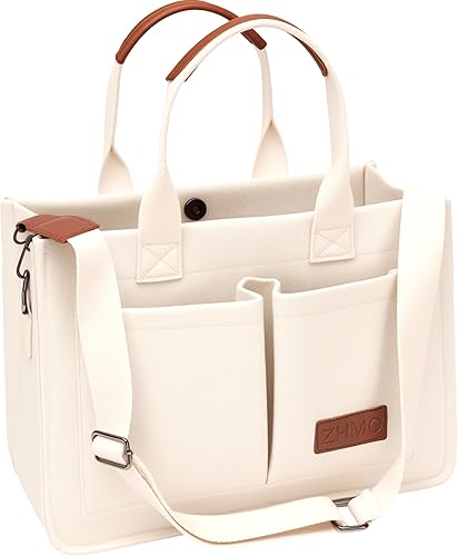 Bolso de mano para mujer con compartimentos, bolso grande de lona para mujer, bolso cruzado de trabajo, portátil, bolsa de libros, bolsos de hombro